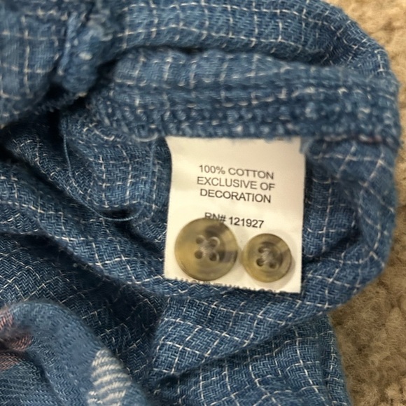 Johnnie-O Men’s Small Pink Blue Pocket Surflannel - Picture 8 of 9